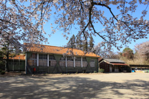 画像：阿部山分校の木造校舎
