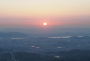 画像：遥照山展望台から